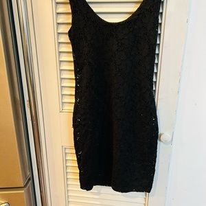 AMBIANCE APPAREL LACE MINI DRESS